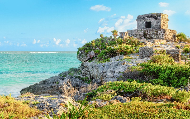 View of Tulum ruins