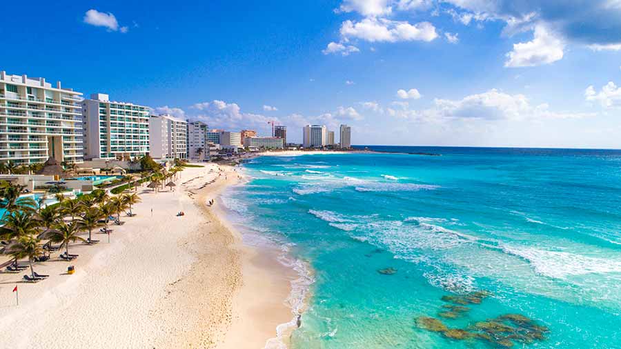 Beach in Cancun