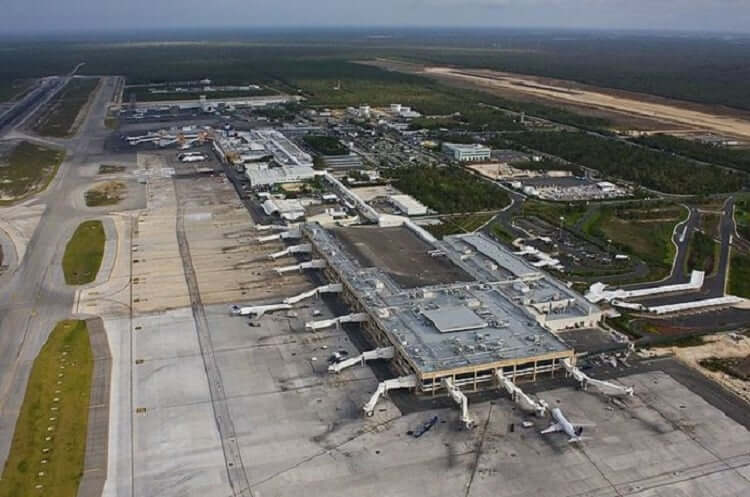 Area of Cancun International Airport