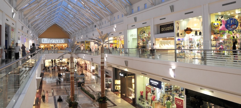 Plaza Las Americas mall in Cancun