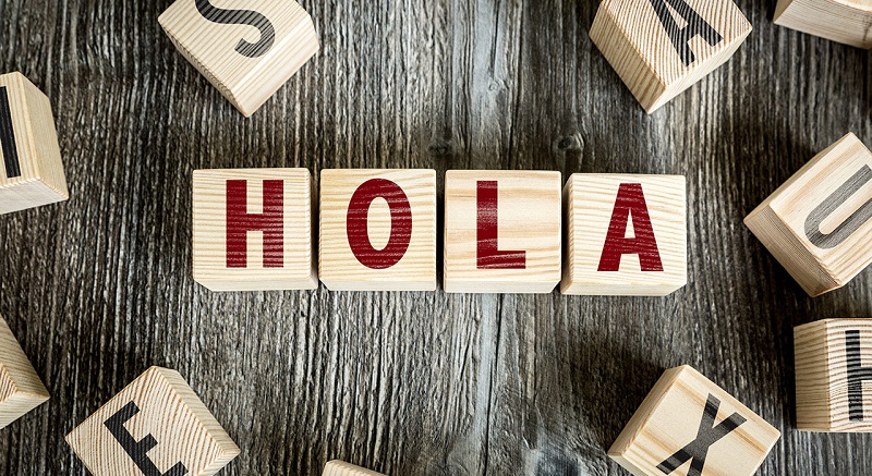 Hello in Spanish - Hola