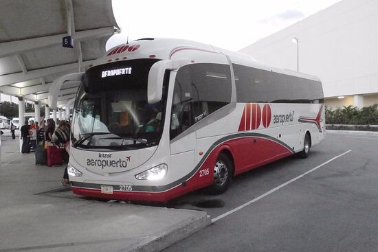 Bus in Cancun