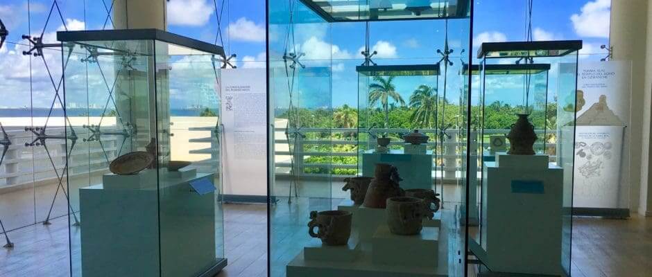 Exhibition at the Mayan Museum in Cancun