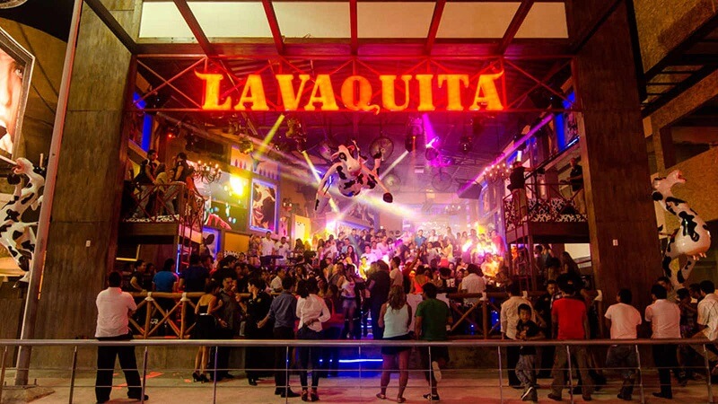 La Vaquita bar and club in Cancun