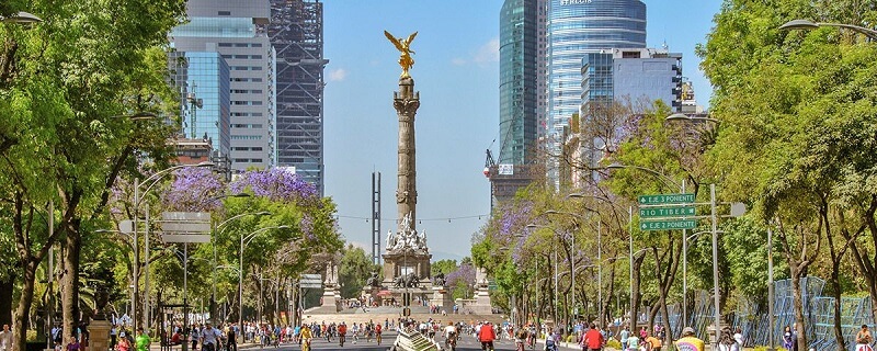 Paseo de La Reforma Avenue in Mexico City