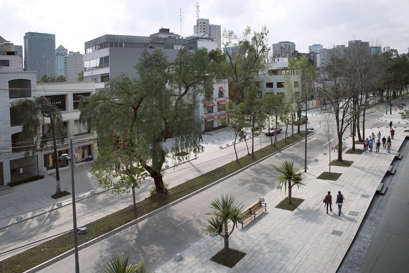 Presidente Masaryk Avenue in Mexico City