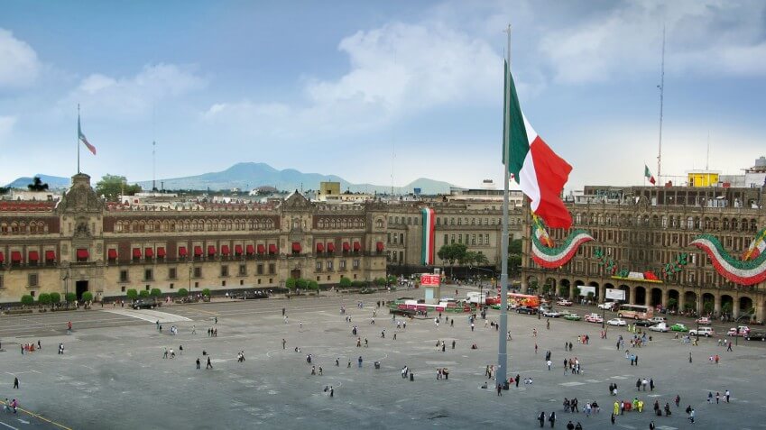 Zócalo - Plaza de la Constitución in Mexico City