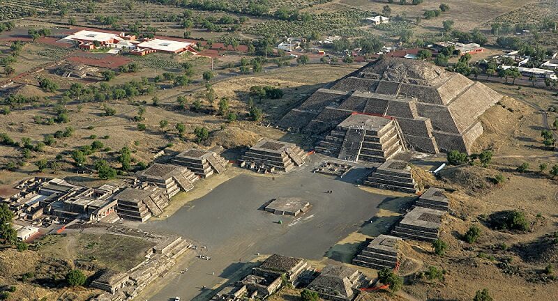 Teotihuácan Pyramids in Mexico City