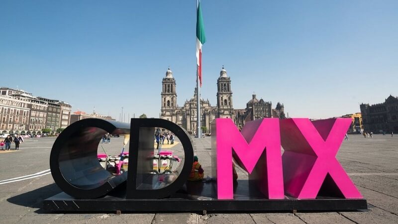 CDMX sign in Mexico City