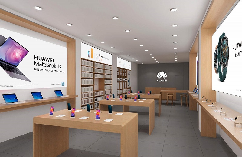 Huawei store in Mexico City