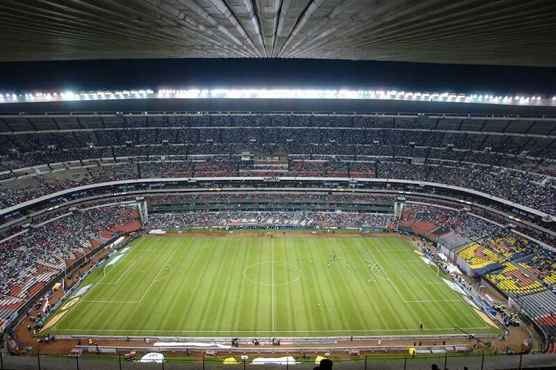 Game at Azteca Stadium in Mexico City