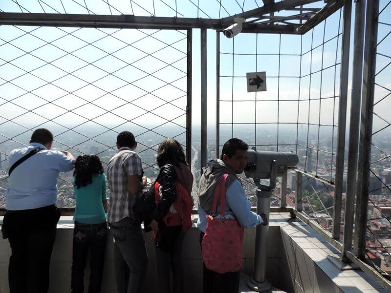 Viewpoint of Latin American Tower in Mexico City