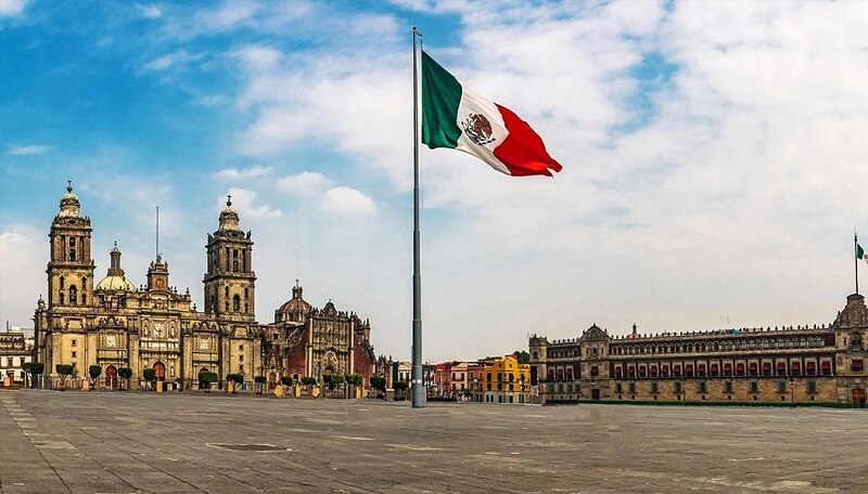Zócalo Square in Mexico City