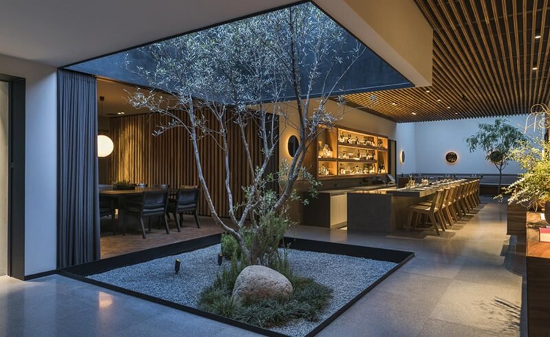 Pujol restaurant structure in Mexico City