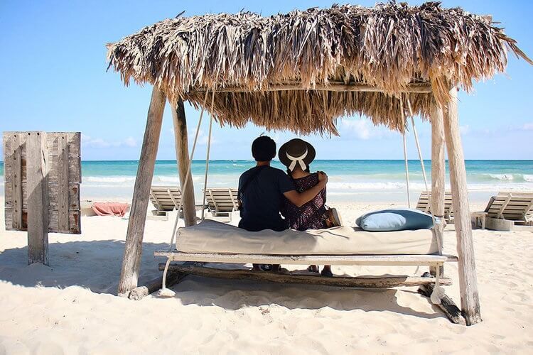 Couple in Tulum