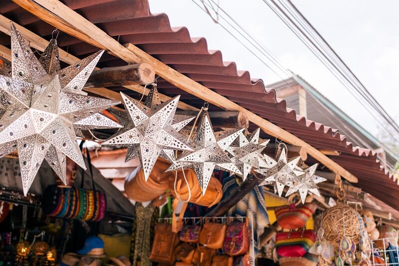 Crafts fair in Tulum
