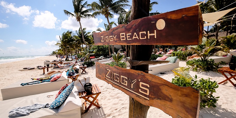 Ziggy Beach in Tulum