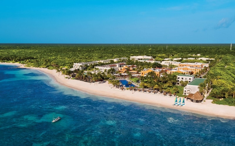 Beachfront hotel in Tulum