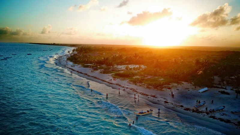 Beach in Tulum