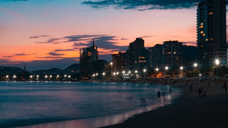 Nightfall in Acapulco