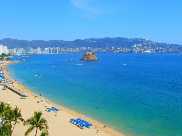 Beach in Acapulco