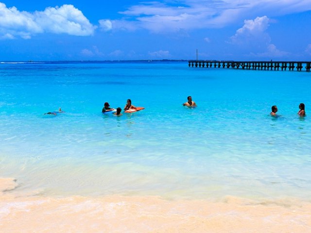 Langosta Beach in Cancun