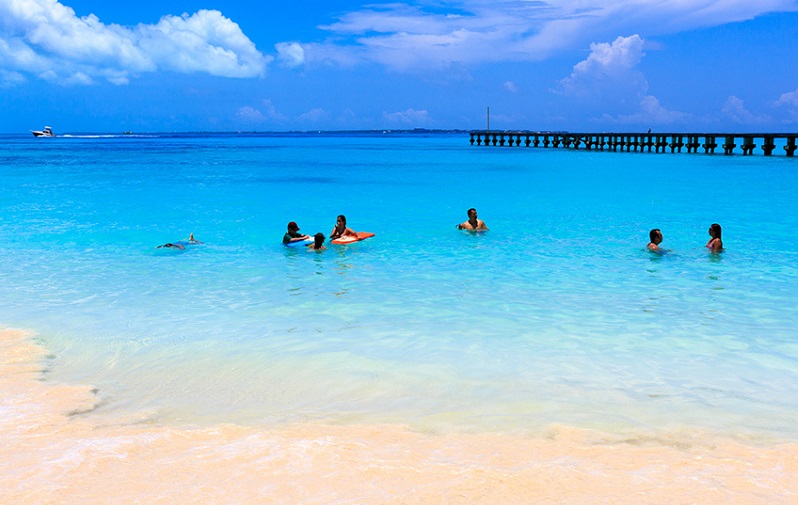 Langosta Beach in Cancun