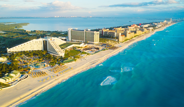 Cancun in July