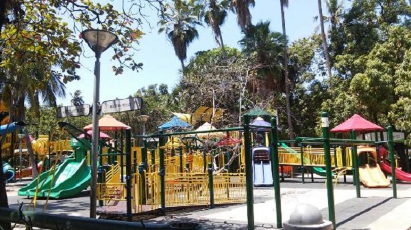 Playground at Papagayo Park in Acapulco