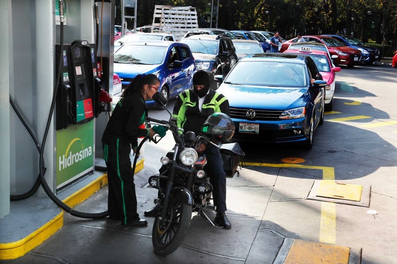 Gas station in Mexico