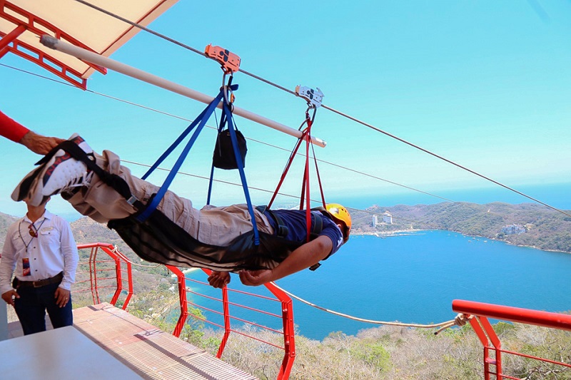 Xtasea Zipline in Acapulco