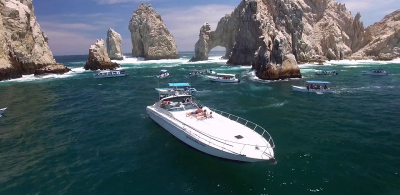 Catamaran ride in Los Cabos