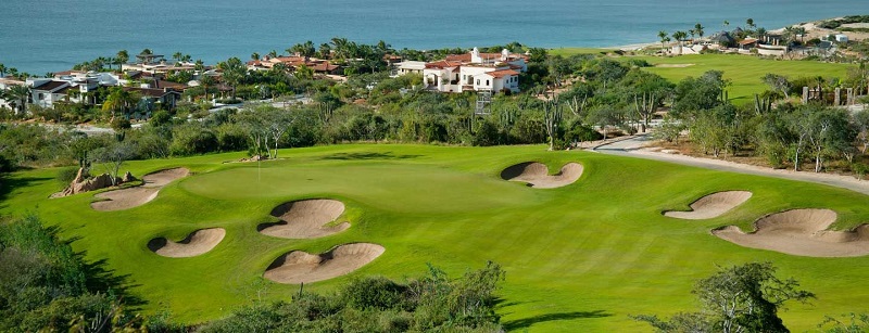 Golf course in Los Cabos in winter