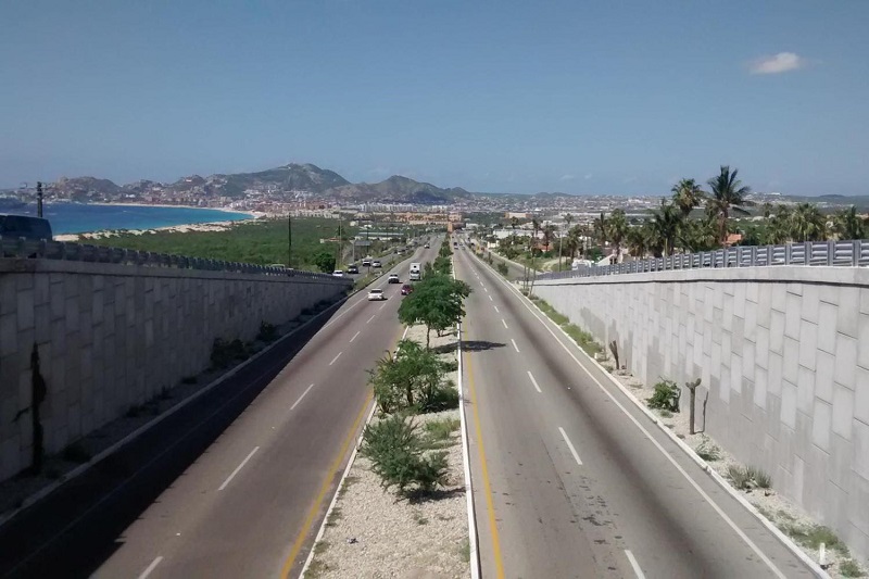 Road in the Tourist Corridor in Los Cabos