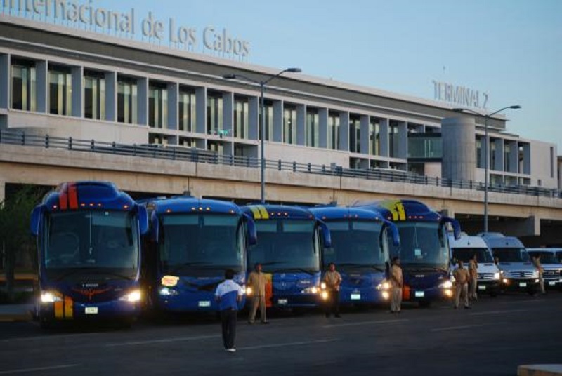 Buses at Los Cabos airport