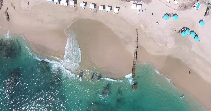 Palmilla Beach in Los Cabos seen from above