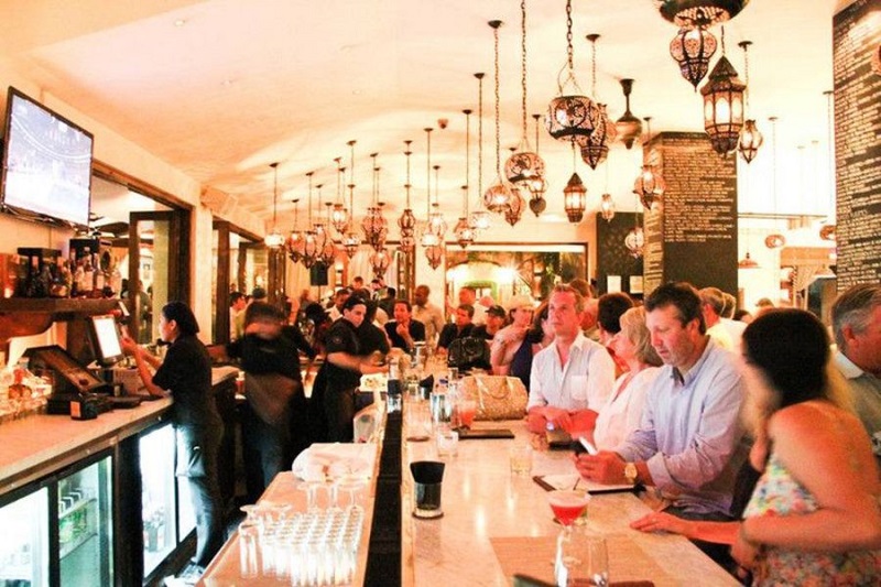 People enjoying the Bar Esquina in Los Cabos