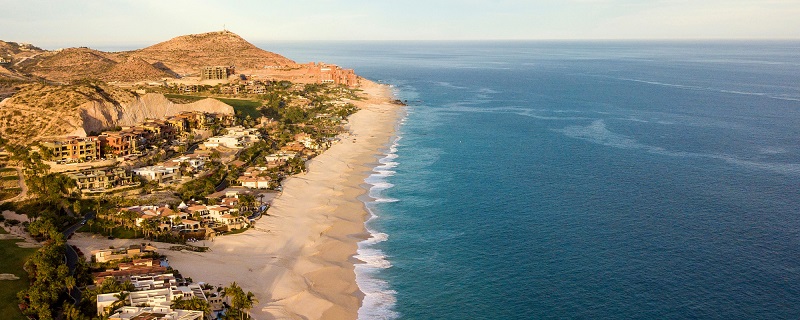 Beach view in Los Cabos