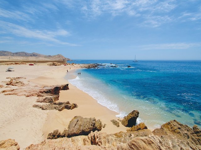 Las Viudas Beach in Cabo San Lucas