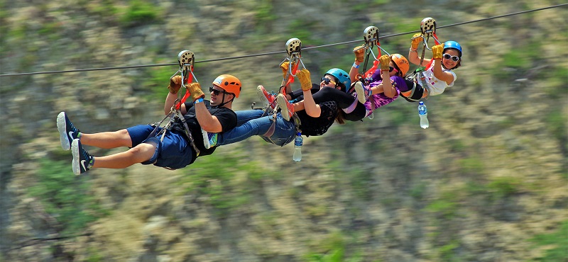 Monstro zipline in Los Cabos