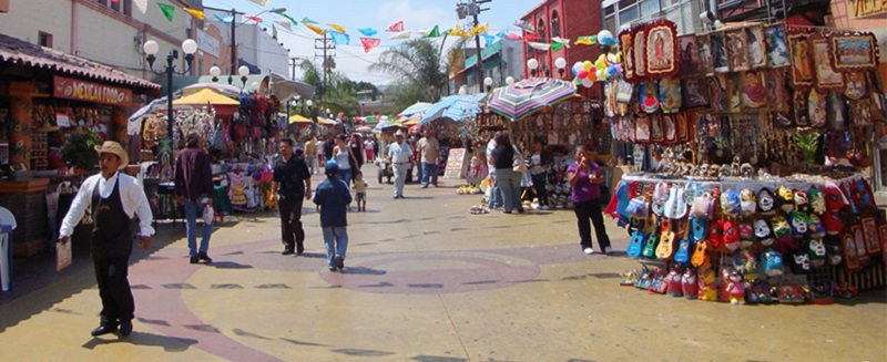 Street stores in Tijuana