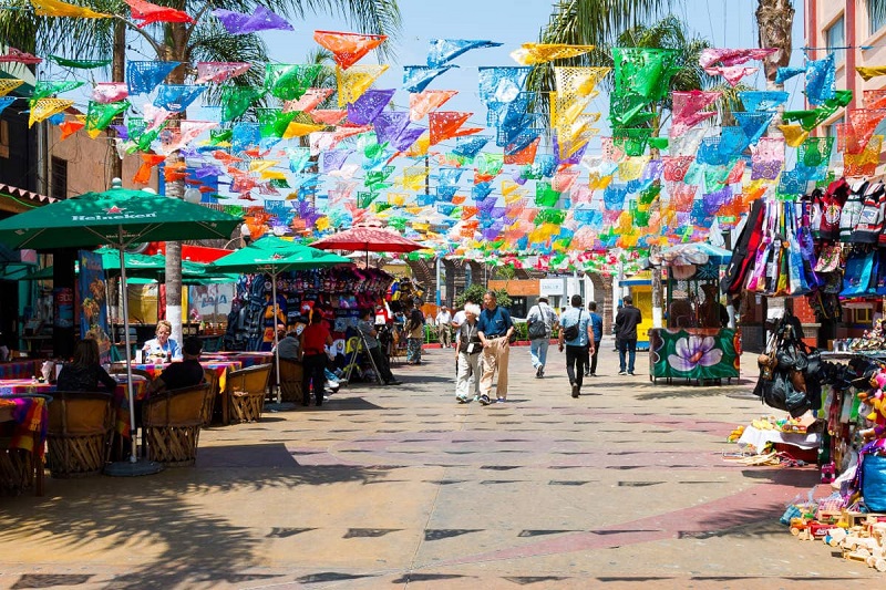 Shops on Revolución Avenue in Tijuana