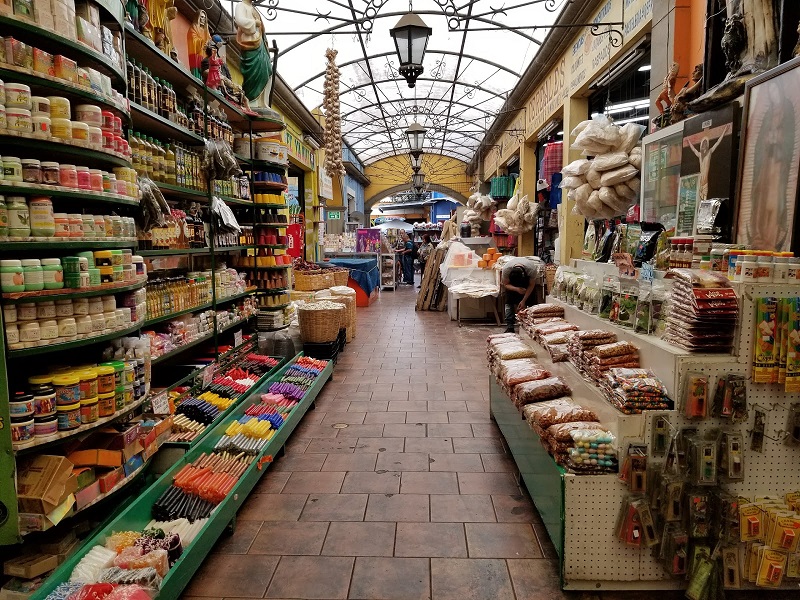 Products at El Popo Market in Tijuana