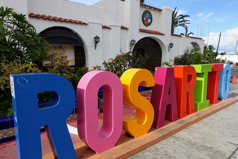 Rosarito city in Mexico