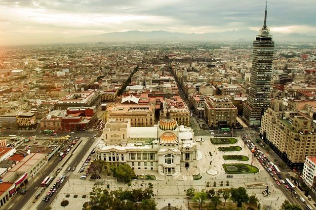 Panoramic view of Mexico City